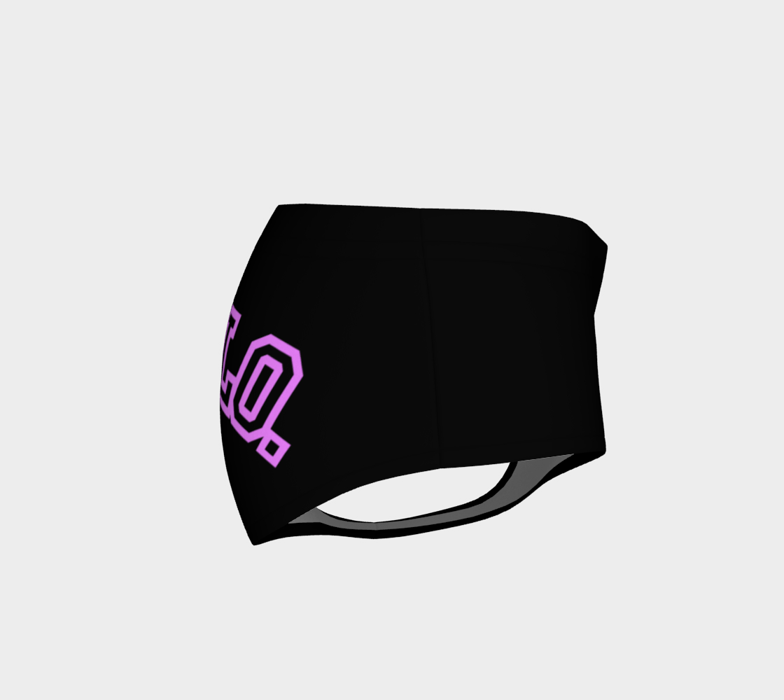 DOG CLO. Booty Shorts Black and Pink (Womens)