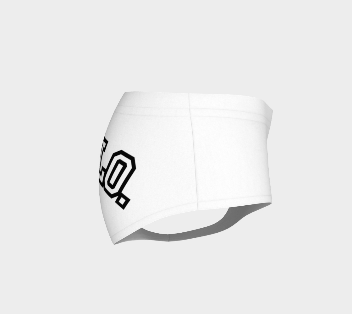 DOG CLO. Booty Shorts Black and White (Womens)
