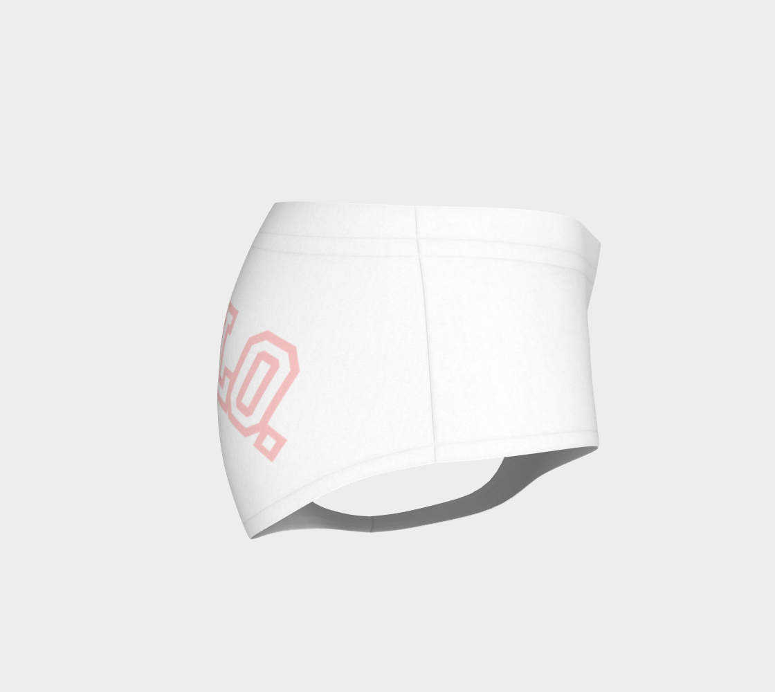 DOG CLO. Booty Shorts White & Pink (Womens)