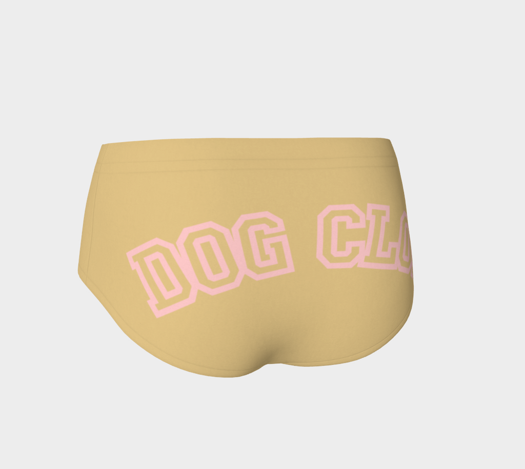 DOG CLO. Booty Shorts Tan & Pink (Womens)