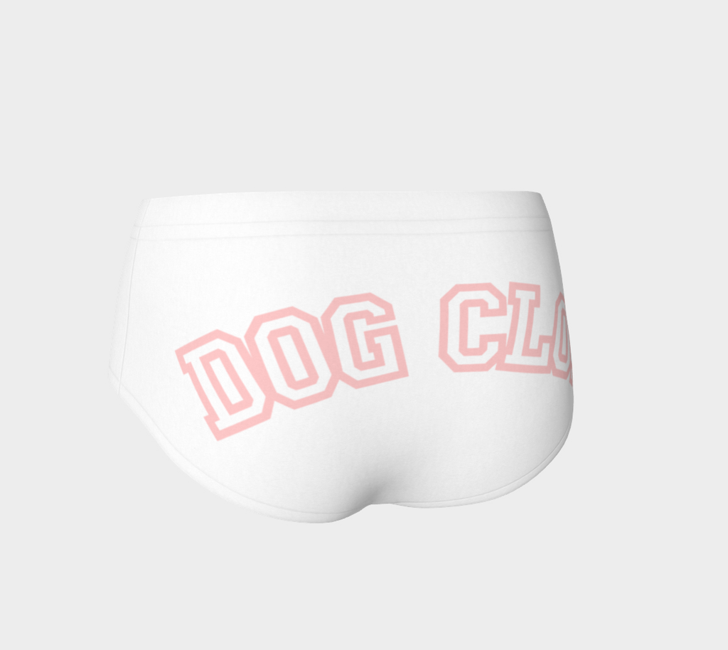 DOG CLO. Booty Shorts White & Pink (Womens)