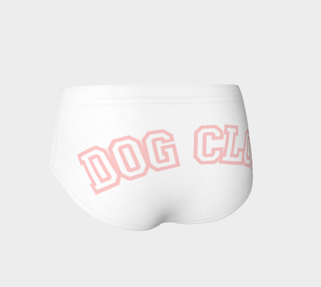 DOG CLO. Booty Shorts White & Pink (Womens)