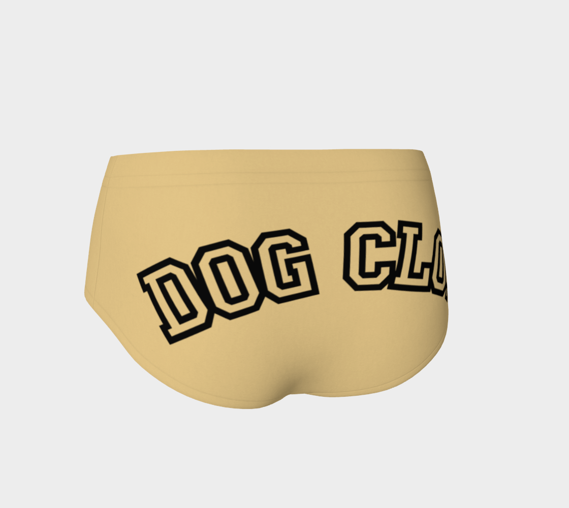 DOG CLO. Booty Shorts Tan & Black (Womens)