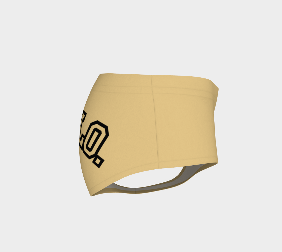 DOG CLO. Booty Shorts Tan & Black (Womens)