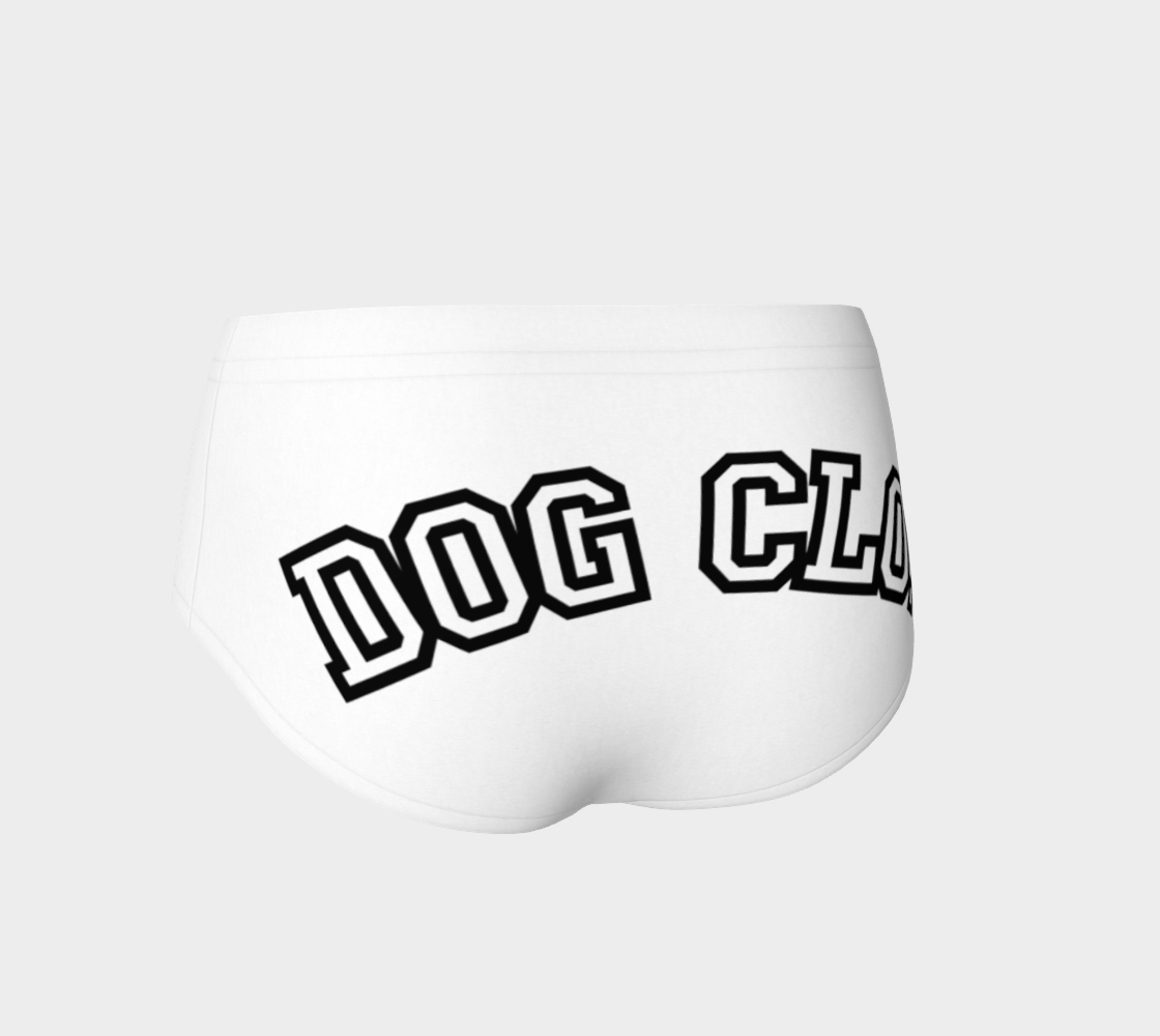 DOG CLO. Booty Shorts Black and White (Womens)